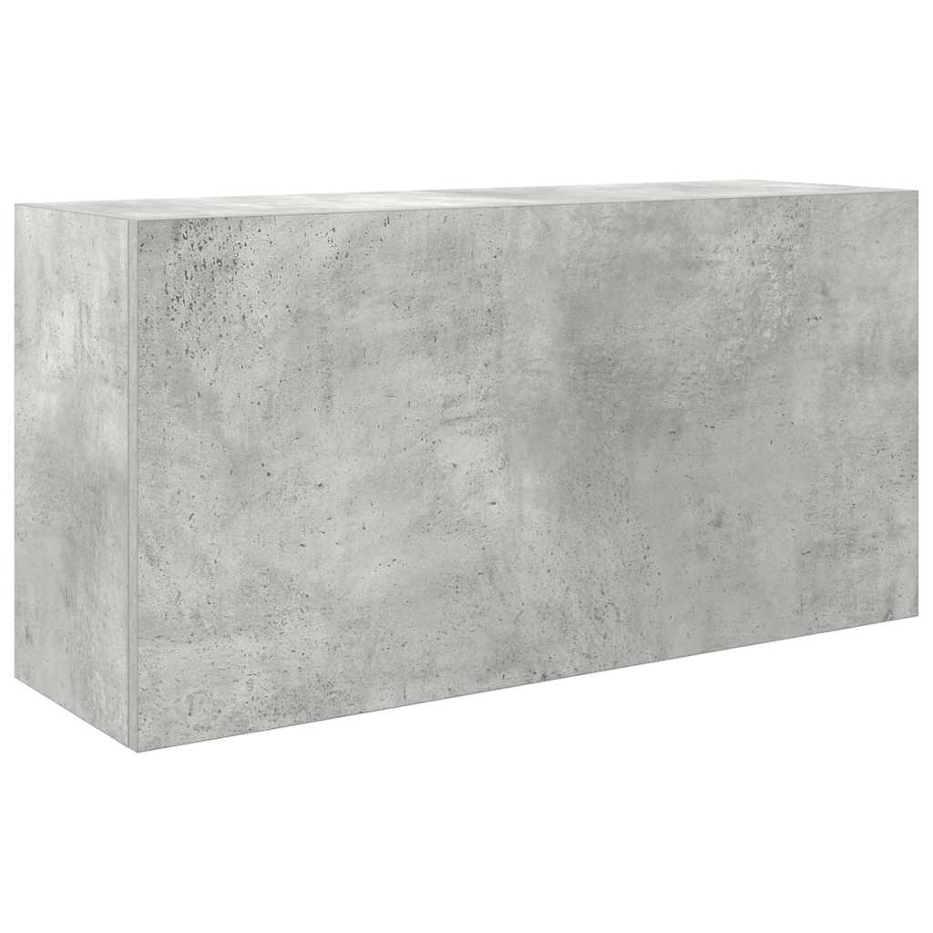 vidaXL Koupelnová nástěnná skříňka betonově šedá 80x25x40 cm kompozit
