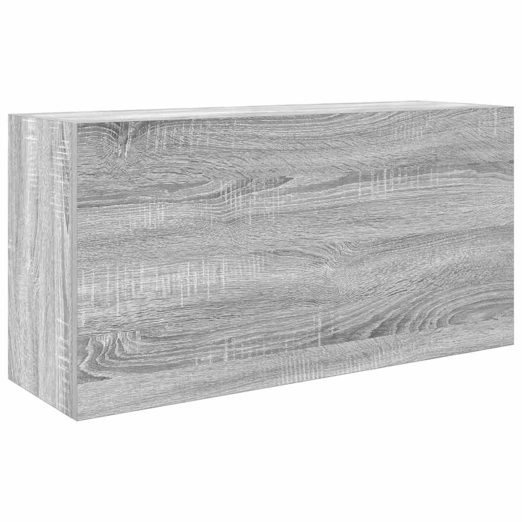 vidaXL Koupelnová nástěnná skříňka šedá sonoma 80x25x40 cm kompozit