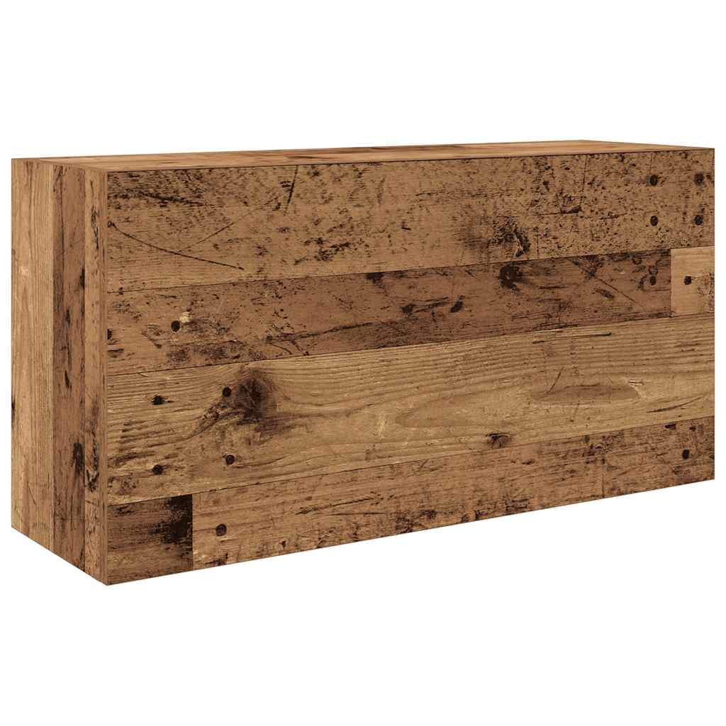vidaXL Koupelnová nástěnná skříňka old wood 80 x 25 x 40 cm kompozit