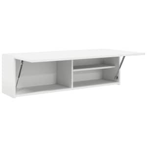 Koupelnová nástěnná skříňka bílá 100x25x30 cm kompozitní dřevo - obrázek 6