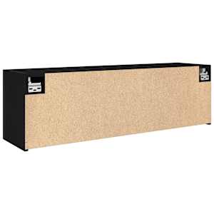 Koupelnová nástěnná skříňka černá 100x25x30 cm kompozitní dřevo - obrázek 8