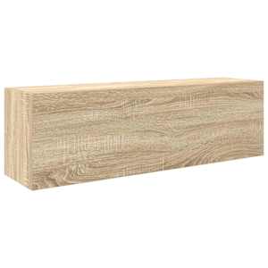 Koupelnová nástěnná skříňka dub sonoma 100x25x30 cm kompozit - obrázek 2