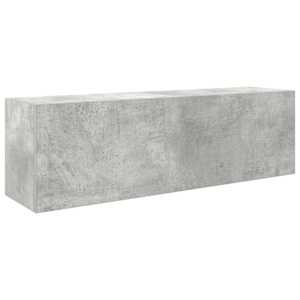 Koupelnová nástěnná skříňka betonově šedá 100x25x30 cm kompozit - obrázek 2