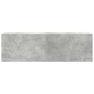 Koupelnová nástěnná skříňka betonově šedá 100x25x30 cm kompozit - obrázek 5