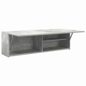 Koupelnová nástěnná skříňka betonově šedá 100x25x30 cm kompozit - obrázek 6