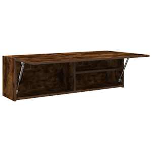 Koupelnová nástěnná skříňka kouřový dub 100x25x30 cm kompozit - obrázek 6