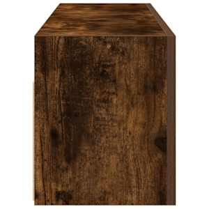 Koupelnová nástěnná skříňka kouřový dub 100x25x30 cm kompozit - obrázek 7