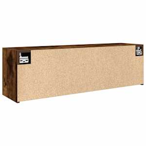 Koupelnová nástěnná skříňka kouřový dub 100x25x30 cm kompozit - obrázek 8