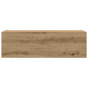Koupelnová nástěnná skříňka dub artisan 100x25x30 cm kompozit - obrázek 6