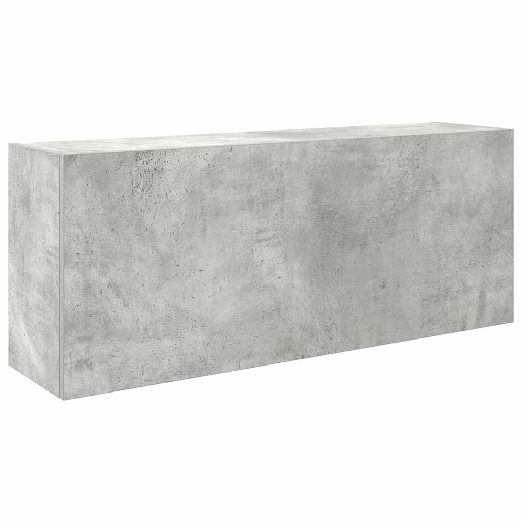 Thumbnail - vidaXL Bad-Wandschrank Betongrau 100x25x40 cm Holzwerkstoff
