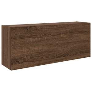 Koupelnová nástěnná skříňka hnědý dub 100 x 25 x 40 cm kompozit - obrázek 2