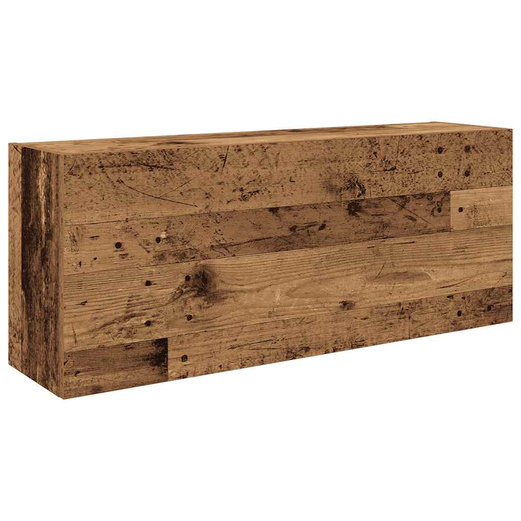 vidaXL Koupelnová nástěnná skříňka old wood 100 x 25 x 40 cm kompozit