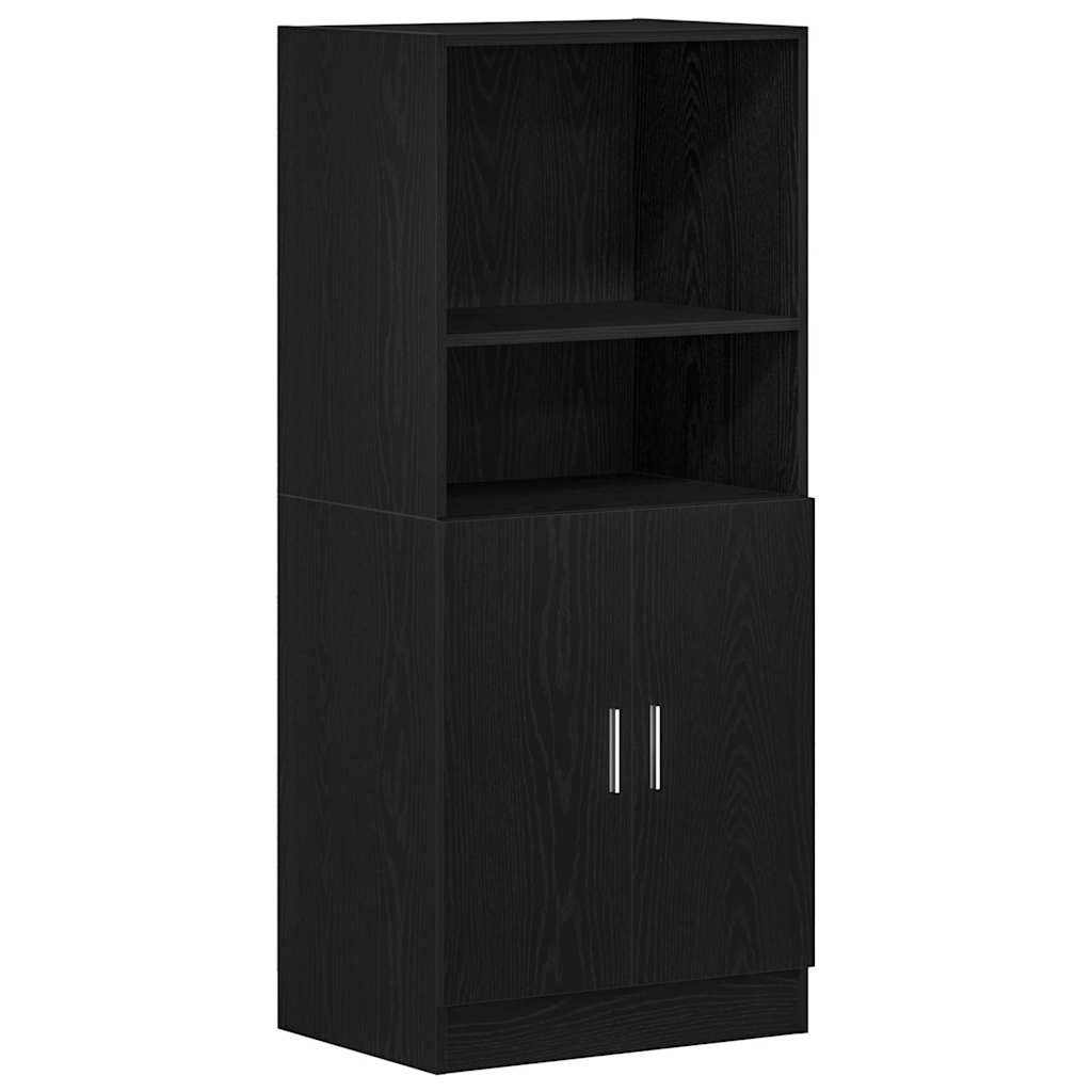 vidaXL Kuchyňská skříňka černá 57 x 41,5 x 131,5 cm kompozitní dřevo