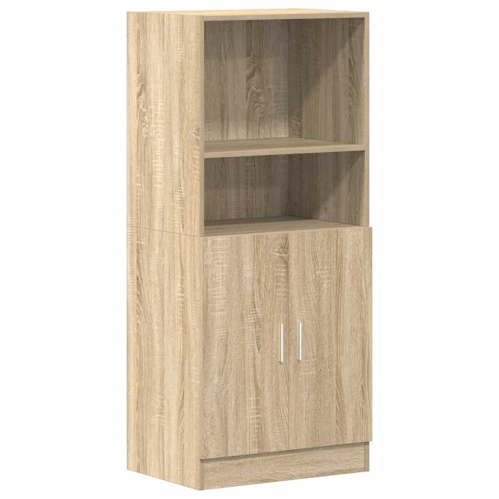 vidaXL Kuchyňská skříňka dub sonoma 57x41,5x131,5 cm kompozitní dřevo