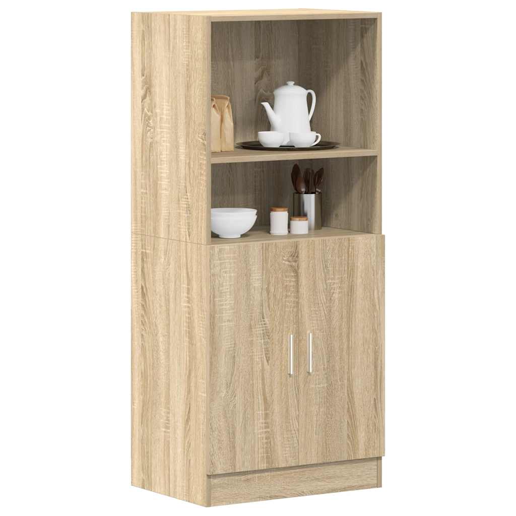 Küchenschrank Sonoma-Eiche 57×41,5×131,5 cm Holzwerkstoff