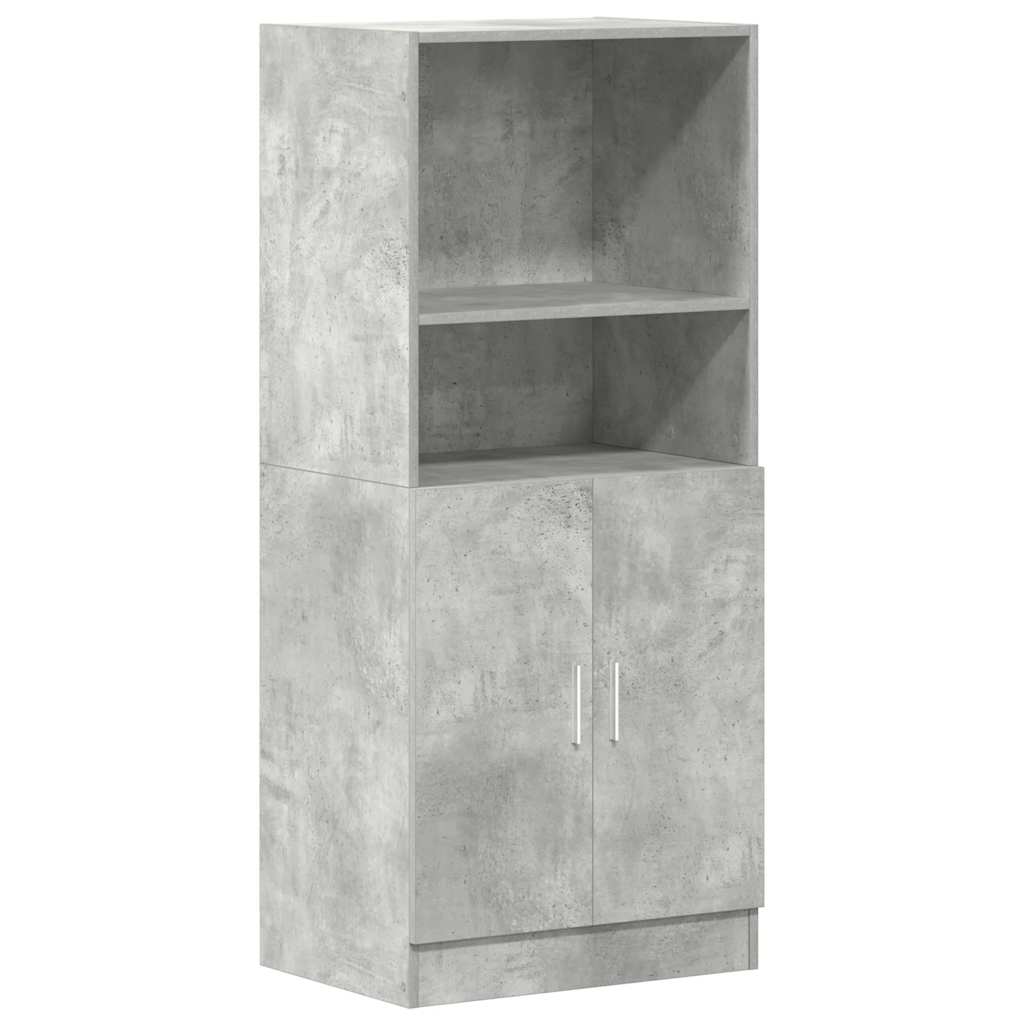 vidaXL Kuchyňská skříňka betonově šedá 57 x 41,5 x 131,5 cm kompozit