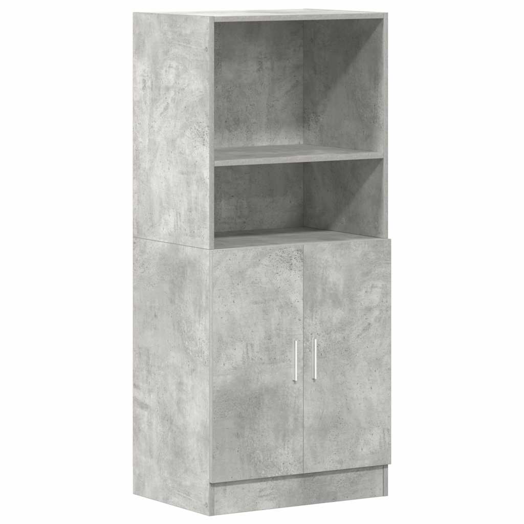 vidaXL Kuchyňská skříňka betonově šedá 57 x 41,5 x 131,5 cm kompozit