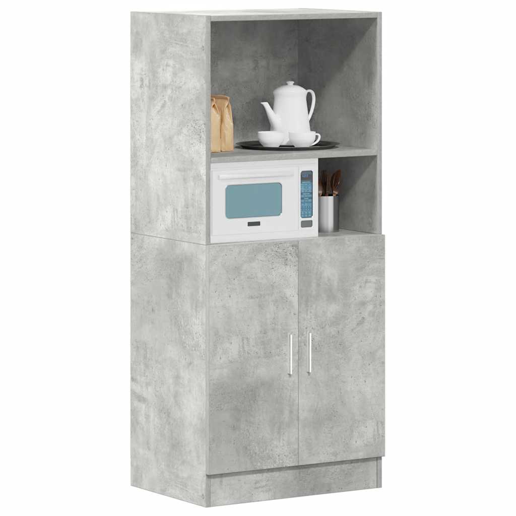 vidaXL Dulap de bucătărie, gri beton 57x41,5x131,5 cm lemn prelucrat