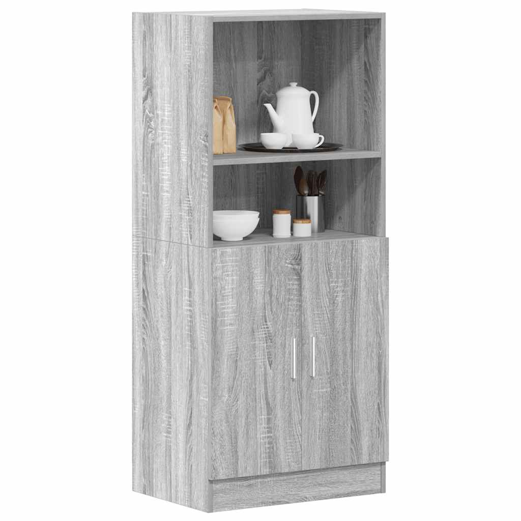 Küchenschrank Grau Sonoma 57×41,5×131,5 cm Holzwerkstoff