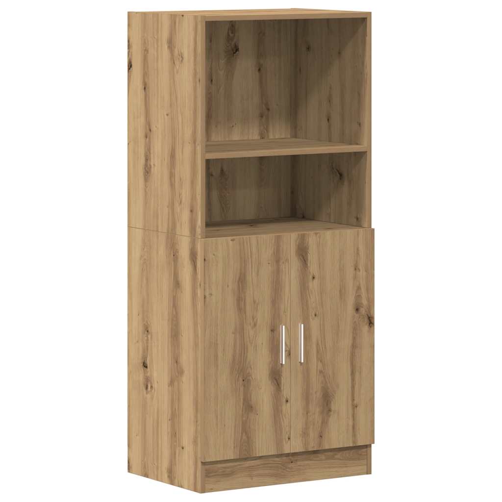 vidaXL Kuchyňská skříňka dub artisan 57x41,5x131,5 cm kompozitní dřevo