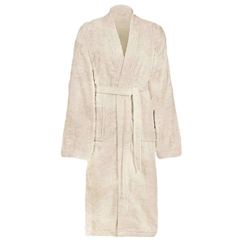vidaXL Halat de baie Crem xl Bumbac