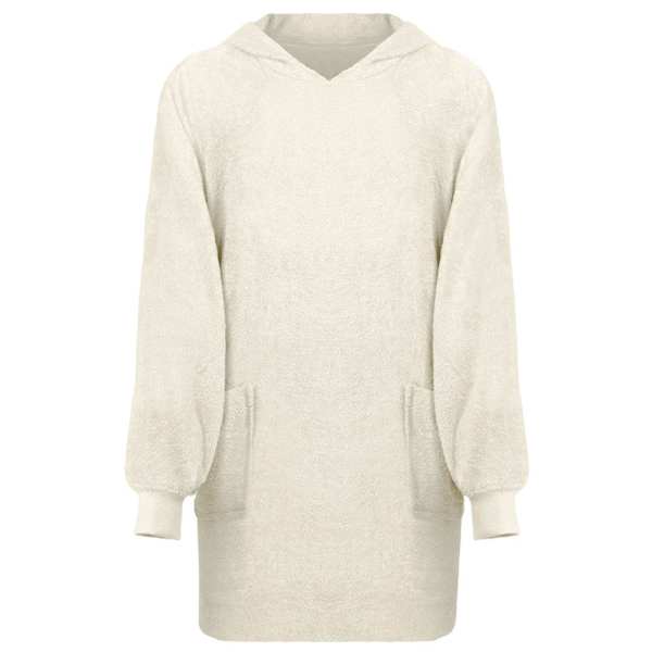 vidaXL Tekk-pusa KINN cream L Puuvill