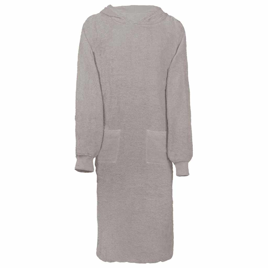 vidaXL Rochie de Noapte Gri xl Bumbac