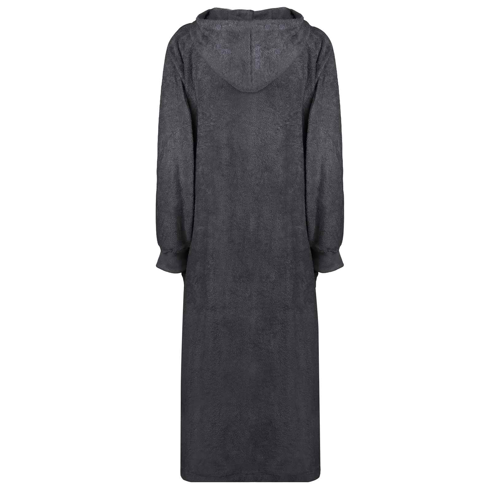 Odeja s kapuco KINN Antracit XXL Bombaž - slika 3