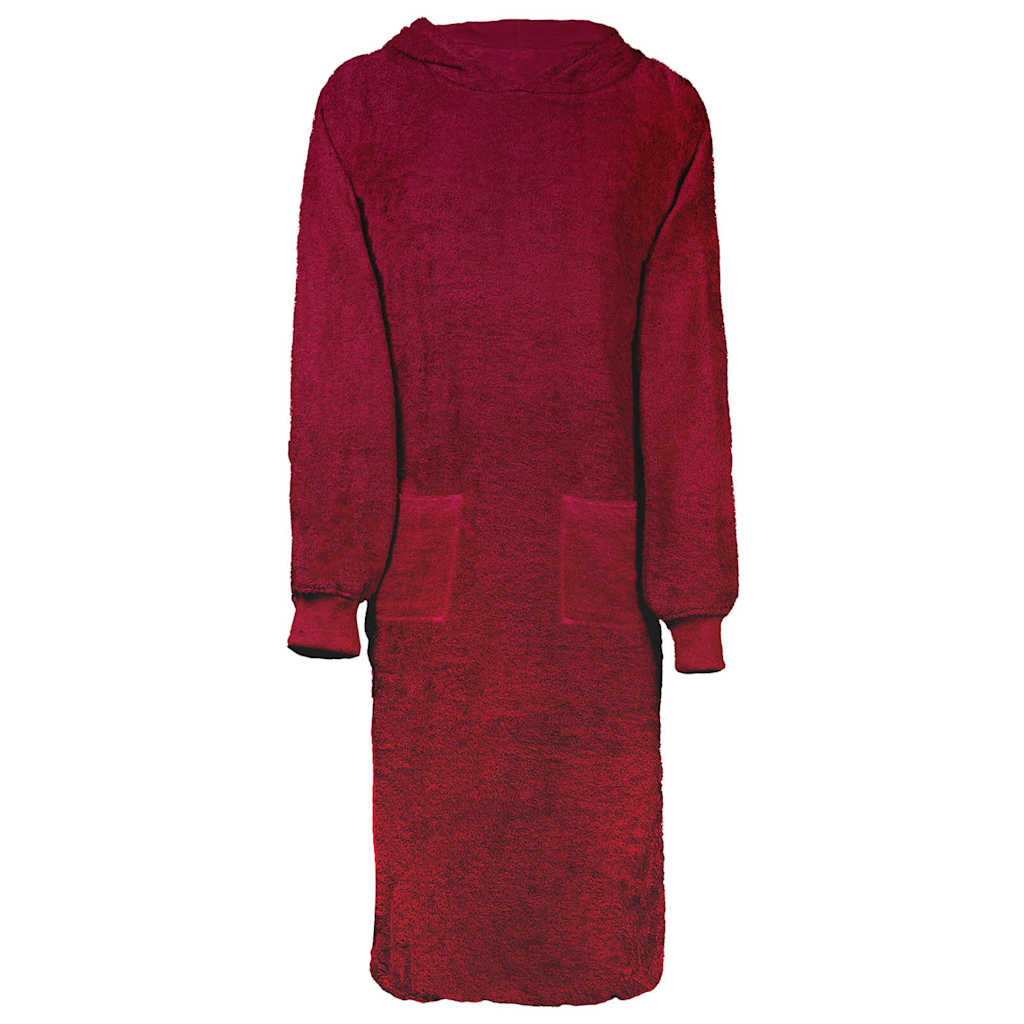 vidaXL Rochie de Noapte Roșu xl Bumbac