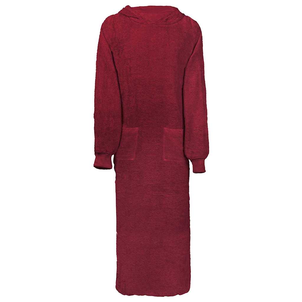 vidaXL Rochie de Noapte Roșu xxl Bumbac