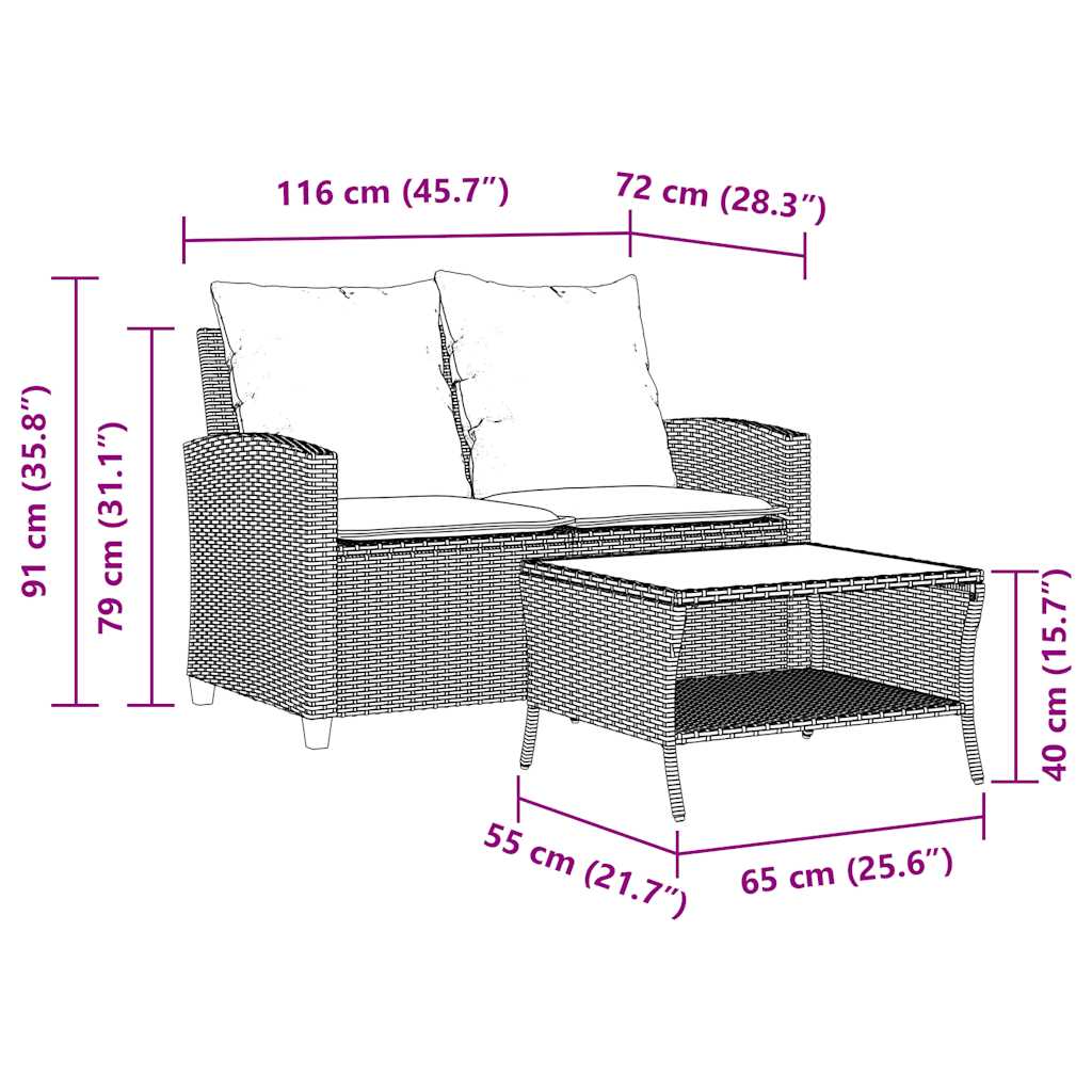 Sort / Cremefarvet - Billede 12