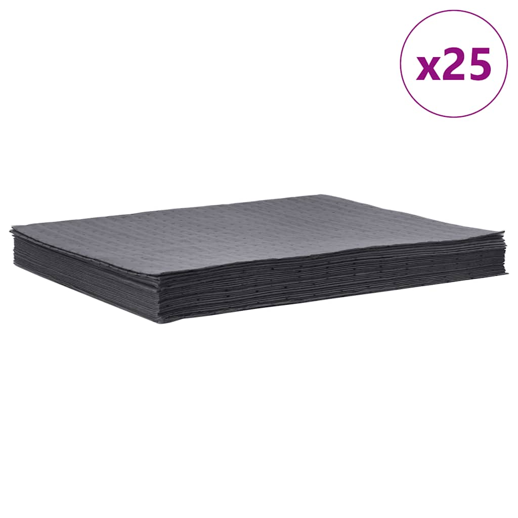 vidaXL Tampoane absorbante de ulei 25 buc Gri 40x50 cm