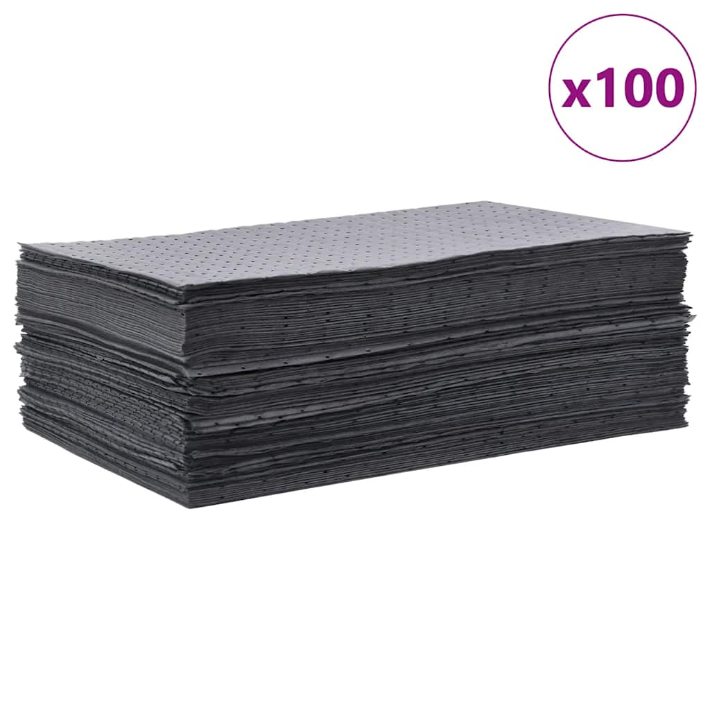 vidaXL Tampoane absorbante de ulei 100 buc Gri 40x50 cm