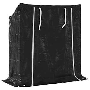 Stojan na palivové dřevo s krytem 100,5x40,5x110,5 cm - obrázek 5