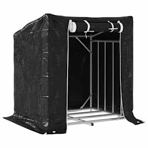 Stojan na palivové dřevo s krytem 100,5x80,5x110,5 cm - obrázek 2
