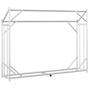 Stojan na palivové dřevo s krytem 151x40,5x110,5 cm - obrázek 6