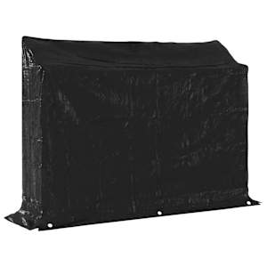 Stojan na palivové dřevo s krytem 151x40,5x110,5 cm - obrázek 8