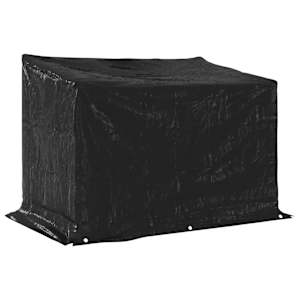 Stojan na palivové dřevo s krytem 150,5x100,5x110,5 cm - obrázek 8