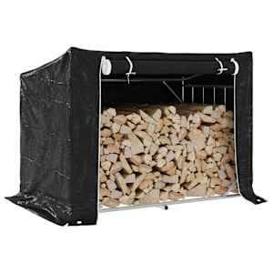 Stojan na palivové dřevo s krytem 150,5x100,5x110,5 cm - obrázek 1