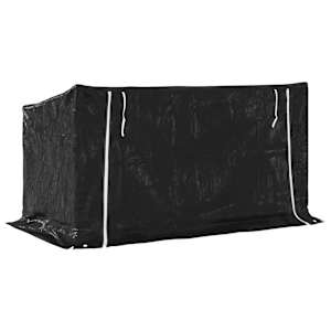 Stojan na palivové dřevo s krytem 200,5x100,5x110,5 cm - obrázek 5