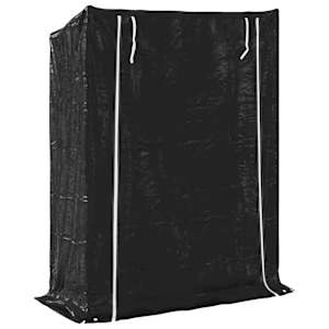 Stojan na palivové dřevo s krytem proti dešti 150x60x200 cm - obrázek 5