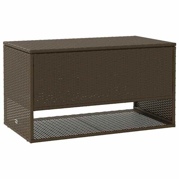 vidaXL aiapadjakast, pruun, 100 x 55 x 55,5 cm, pol&uuml;rotang