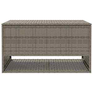Box na venkovní polštář šedá 100x55x55,5 cm Poly ratan - obrázek 4