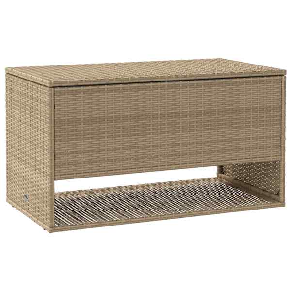 vidaXL aiapadjakast, beež, 100 x 55 x 55,5 cm, pol&uuml;rotang