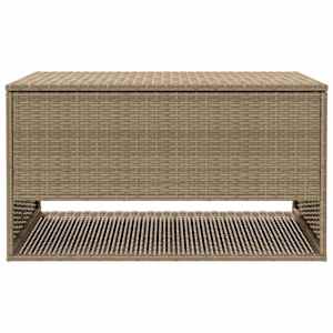 Box na venkovní polštář béžová 100x55x55,5 cm Poly ratan - obrázek 4