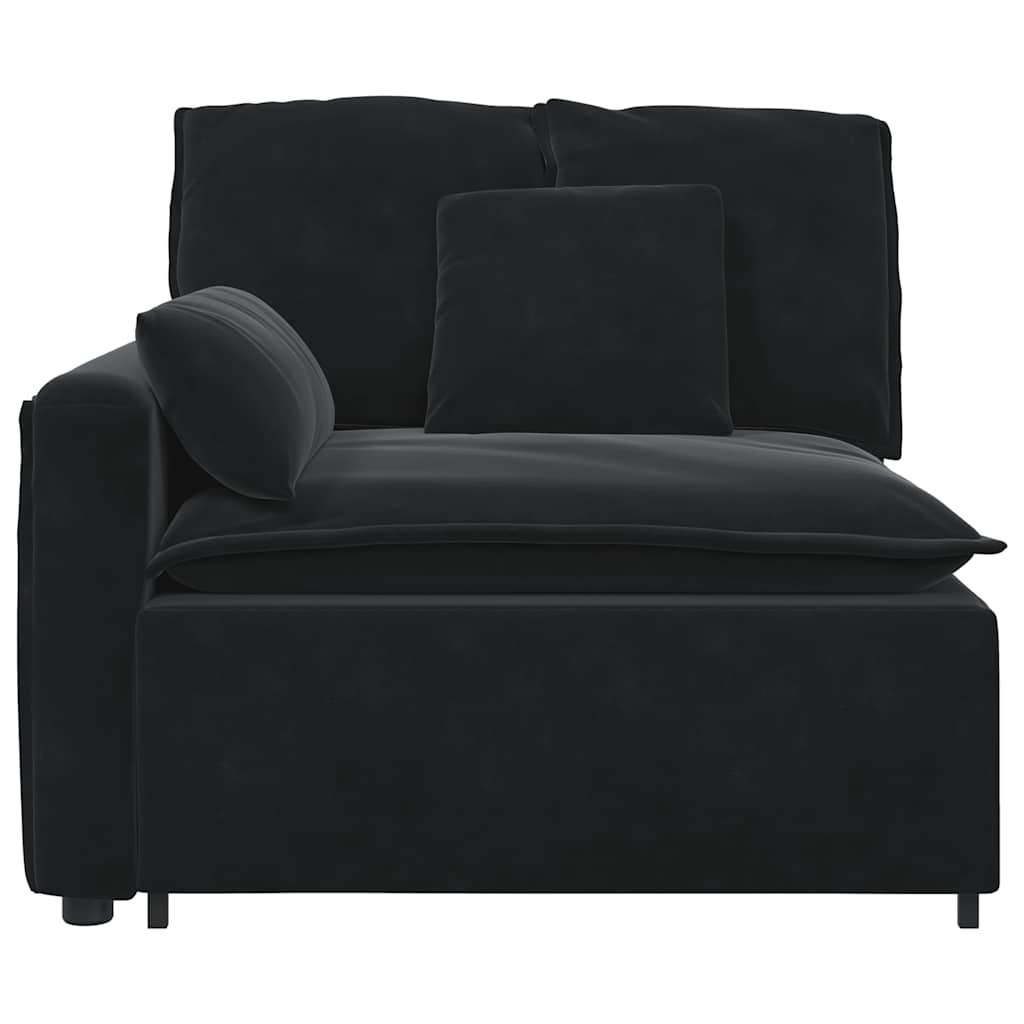 vidaXL Modul modular de capăt pentru cotieră canapea cu perne 100 cm
