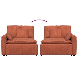 Modulární pohovka koncový modul s područkami a polštáři 100 cm - obrázek 6