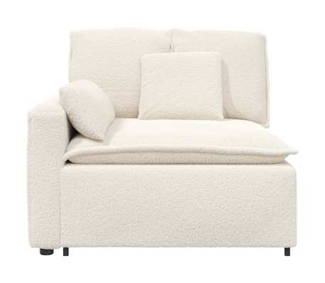 vidaXL Modul modular de capăt pentru cotieră canapea cu perne 100 cm