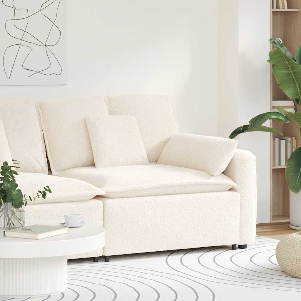 vidaXL Modul modular de capăt pentru cotieră canapea cu perne 100 cm