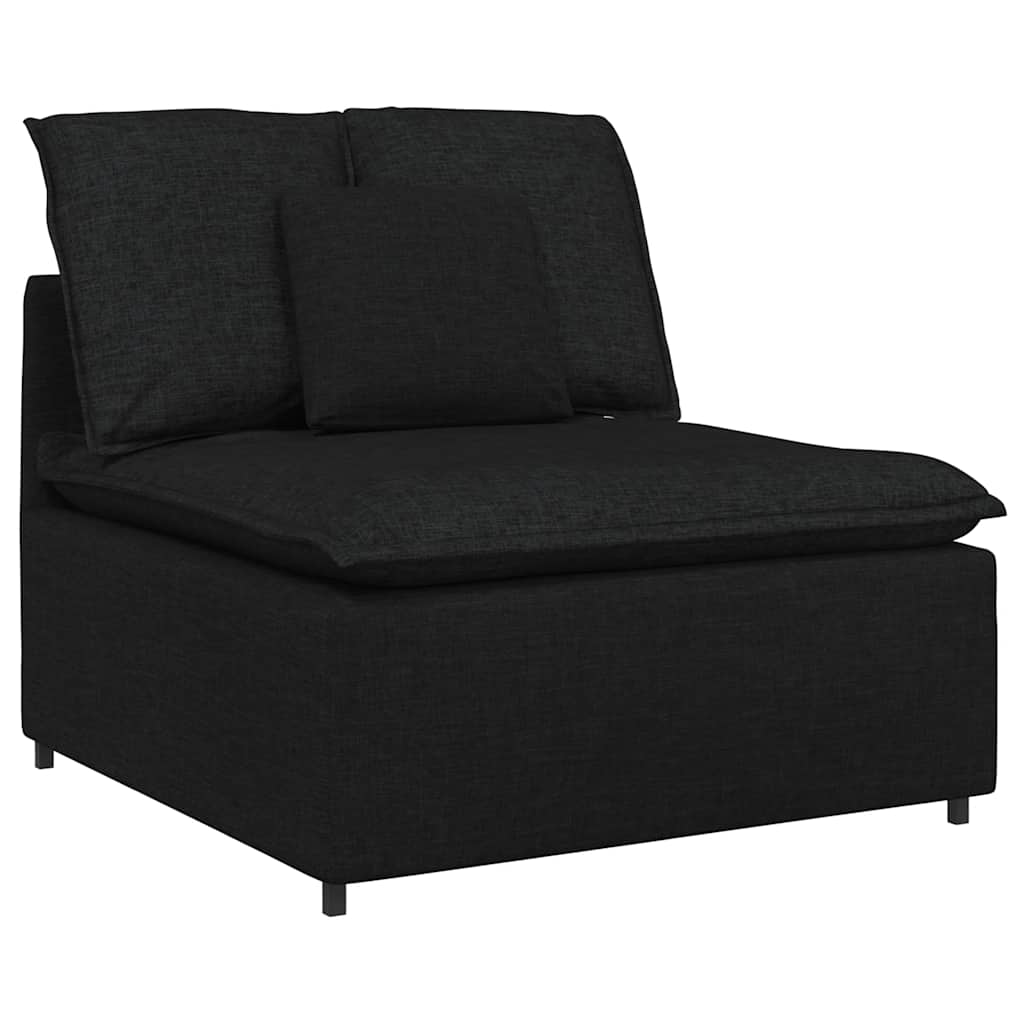 Thumbnail - vidaXL Modulares Sofa Mittelmodul mit Kissen Schwarz 100 cm